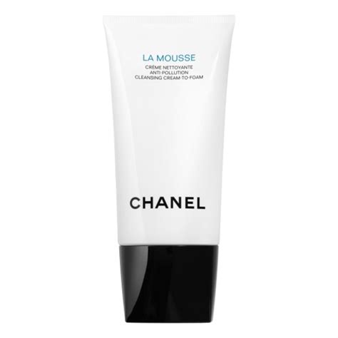 chanel anti pollution cleansing cream to foam|chanel face wash la mousse.